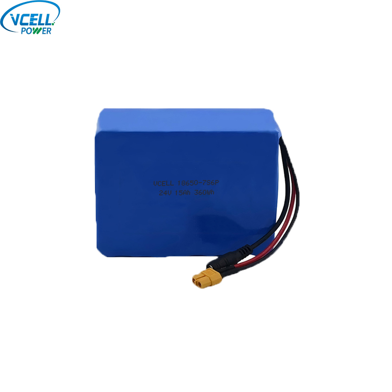 Pin Lithium Ion Ebike 24V 15Ah