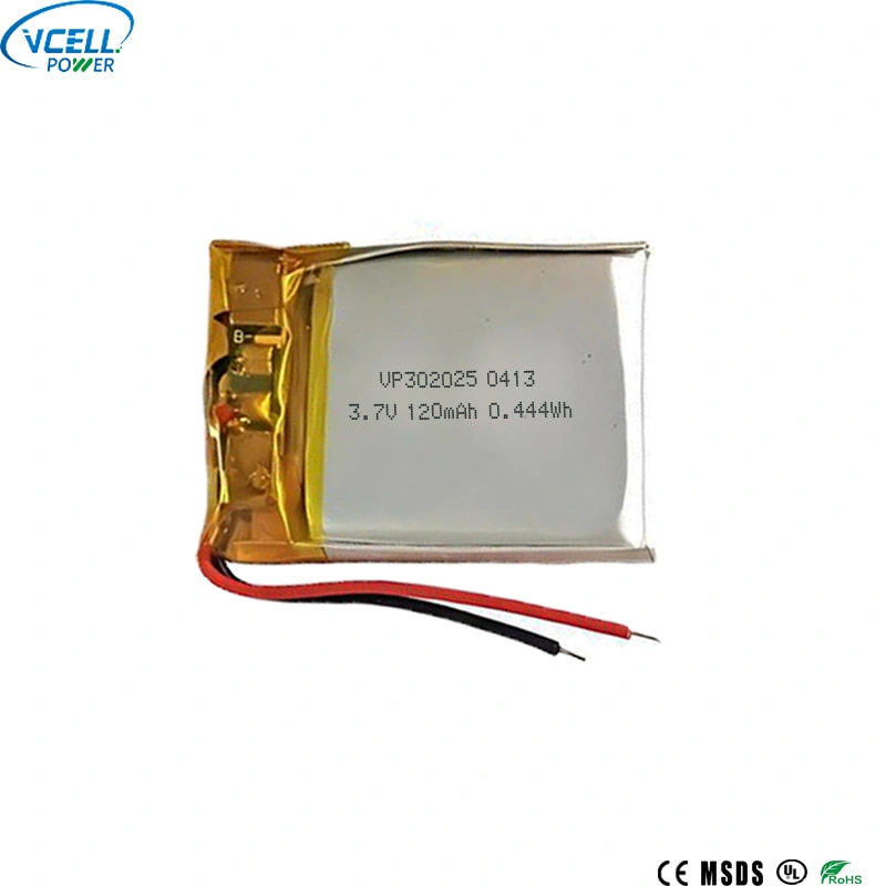 Pin Lithium Polymer 302025 3.7V 120mAh